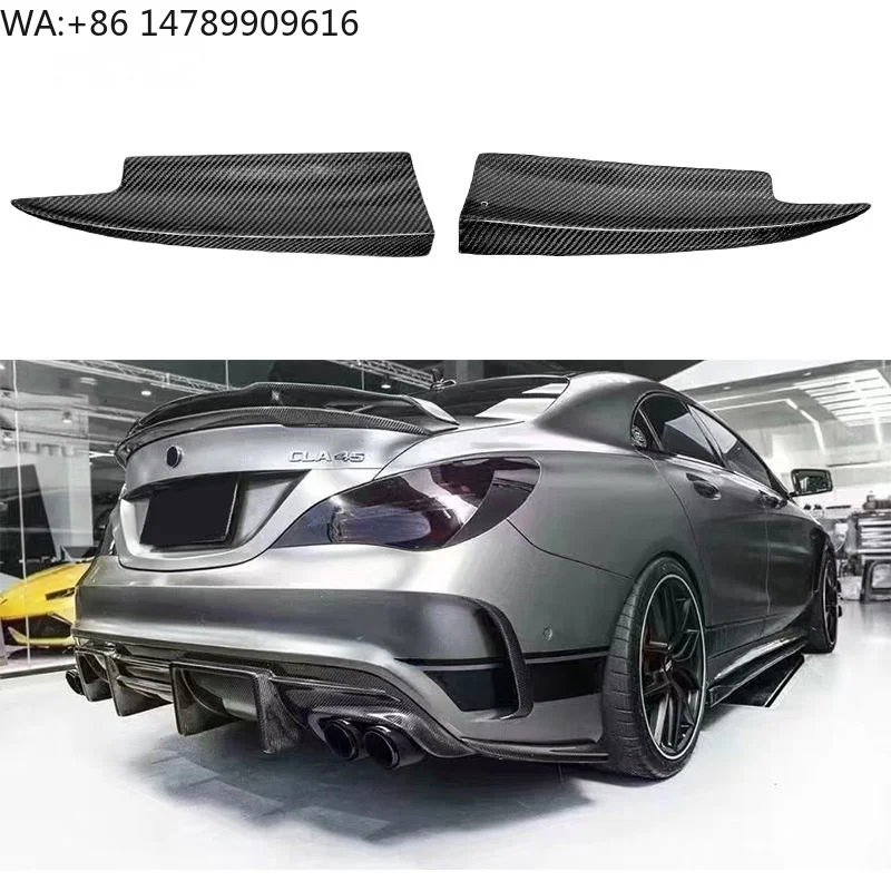 

Premium Bespoke Facelift Body KitW117 CLA Carbon Fiber FD Style Rear Bumper Side Splitter For W117 CLA CLA45 CLA 180 200 220 2