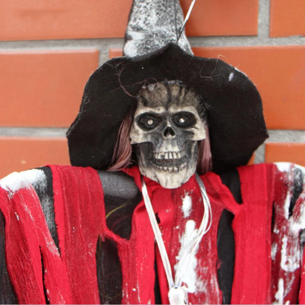 

Decoration Halloween Voice-controlled Wizard Hanging Ghost Scary Inflatable Decorations