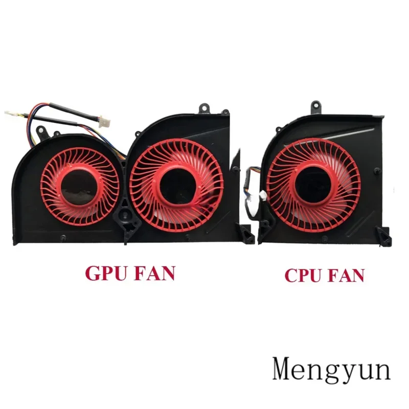 Computer CPU GPU Cooling Fans For MSI GS63 GS63VR GS73 GS73VR GS62 MS-17B2 MS16K2 16K3 Fan Cooler Radiator BS5005HS-U2F1 New