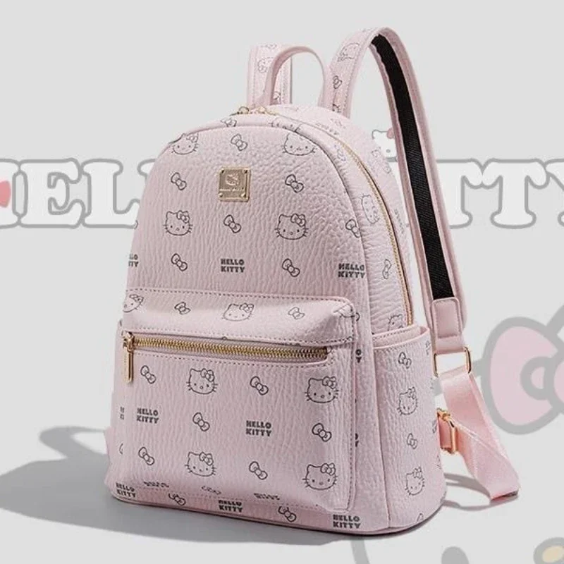 Sanrio Hello Kitty Backpack Cartoon Anime Cute College Student Commuting Bag Large Capacity Fashion Travel Backpack Holiday Gift