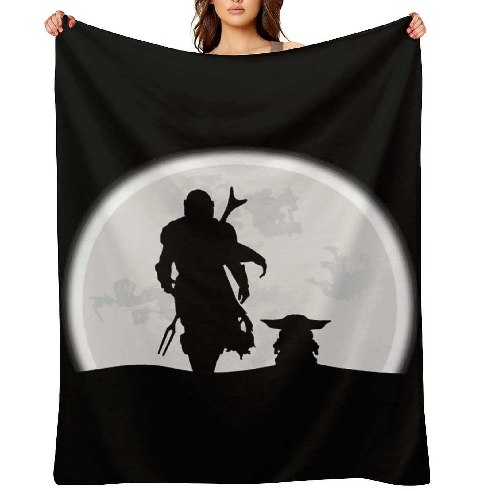 

Bounty hunter Moon Throw Blanket Furrys Decoratives Hairy warm winter Blankets