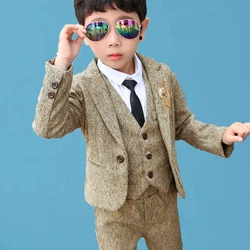 2022 Japan Boys Formal Blazer Jacket Clothing Set Gentleman Kids Formal Wedding Suit Children Birthday Party Performance Dress