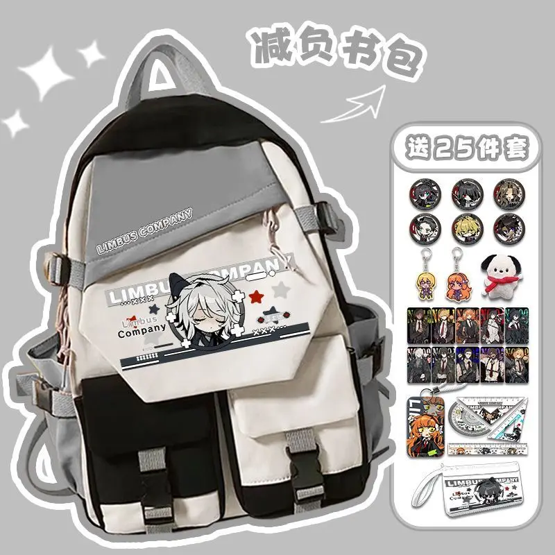 บริษัท Limbus บริษัท Limbus Heathcliff Dante Sinclair Cromer Demian Ishmael Yisang กระเป๋าเป้สะพายหลัง