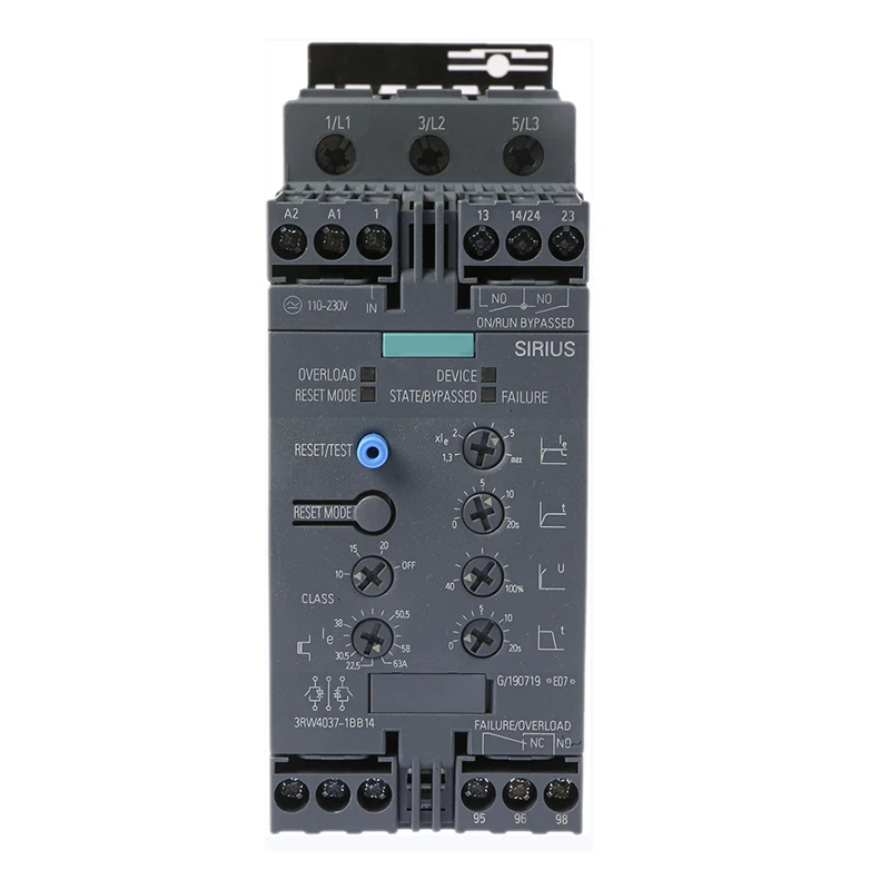 

Совершенно новый оригинальный программируемый контроллер плавного пуска 3RW3 038-1BB14 3RW3038-1BB14