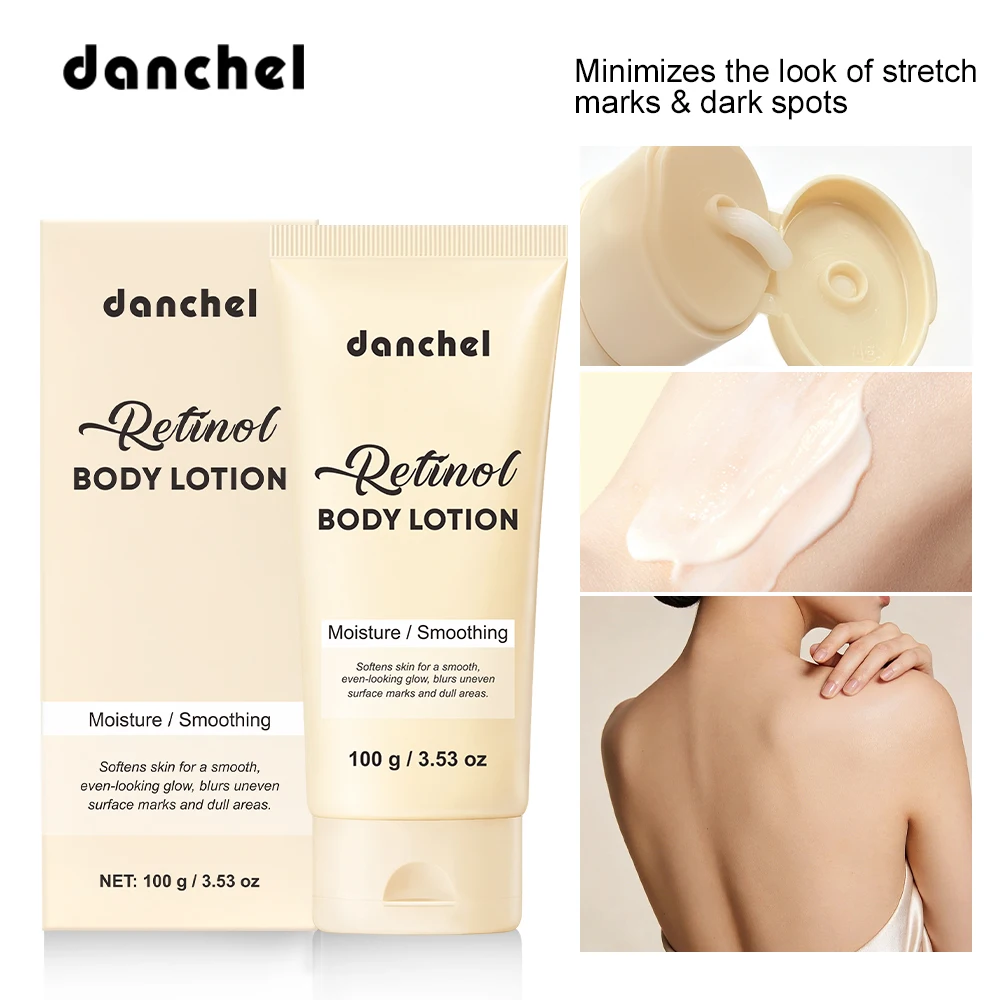 Retinol Body Lotion Deeply Moisture Nourishing Fast Absorbing Mild Non-Irritating Formula Smooth Skin Non-Greasy Body Lotion