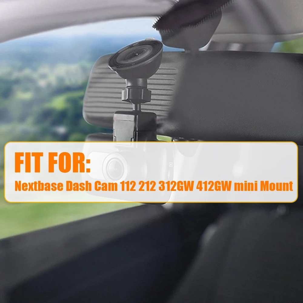 1pc Car Mini Mount Car Driving Recorder Holder Car Suction Cup Holder Auto Accessories for Nextbase Dash Cam 112 212 312GW 412GW