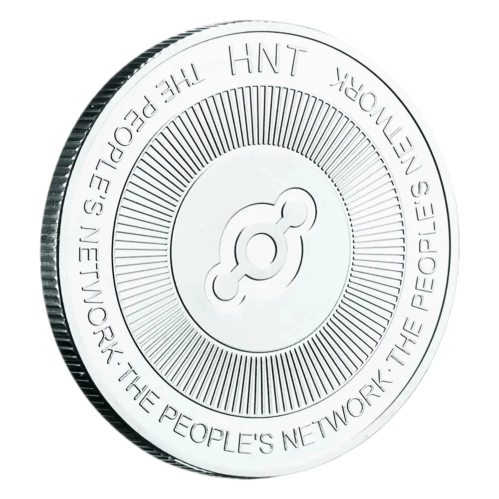 عملة جمع شبكة الشعوب HNT العملة المشفرة بيتكوين العملات التذكارية المادية المطلية بالذهب
