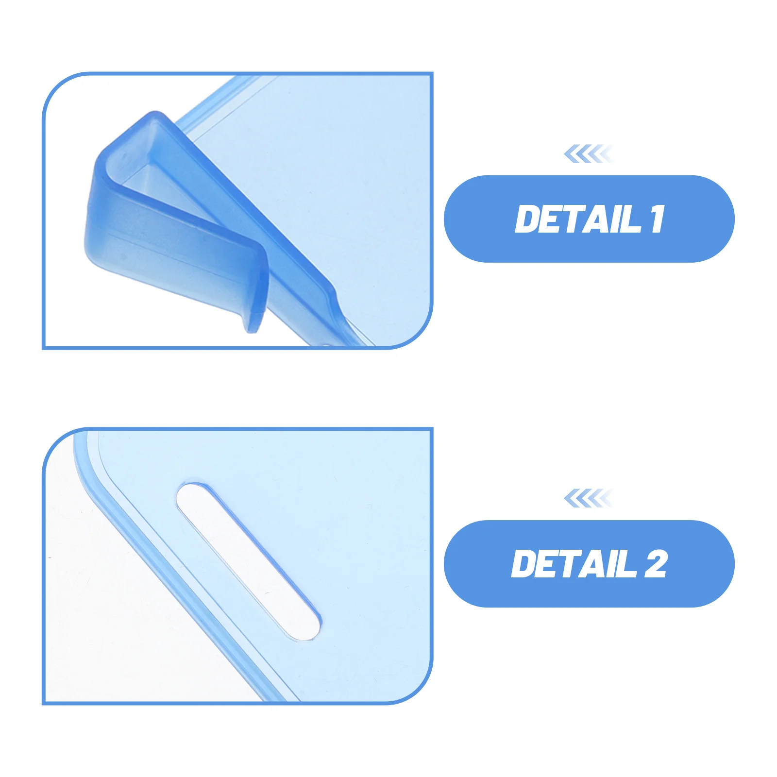 10 قطع من مشابك فواصل البطاقات القابلة للتعديل، حاجز بلاستيكي أزرق قابل لإعادة الاستخدام لتنظيم صندوق بطاقات التداول، حل تخزين مدمج