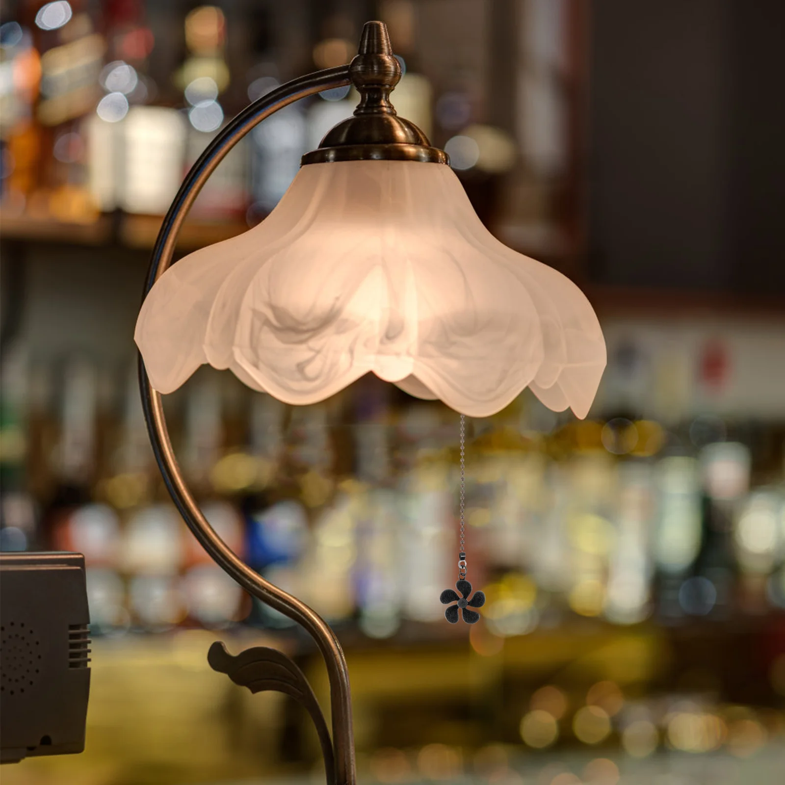 

2 шт. подвесные шарообразные цепочки из цинкового сплава с бусинами для декора потолочных вентиляторов, люстр и домашнего освещения