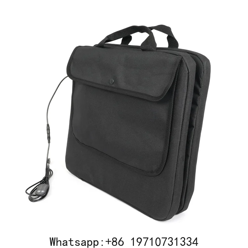 USB Electric Heated Seat Cushion 5-Level Temperature Adjustment and 5-Speed Timer Outdoor Thickened Camping Heating Pad