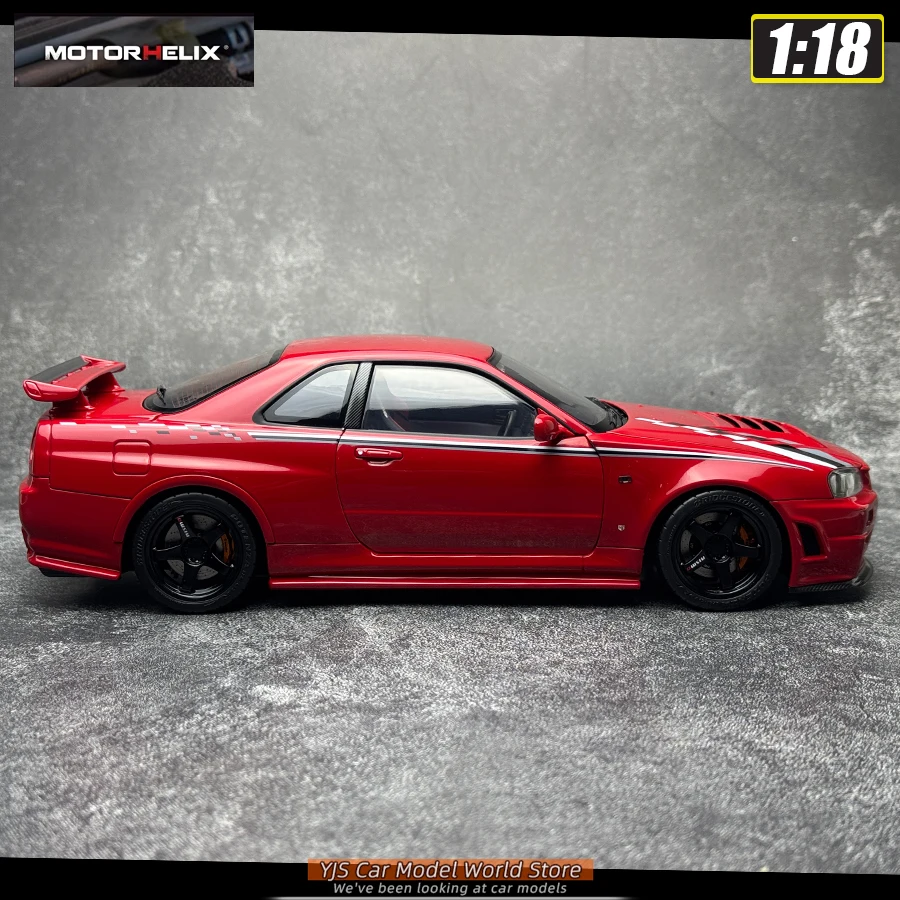 MOTORHELIX 1:18 scale new Skyline R34 CUSTOMIZED VERSION car model