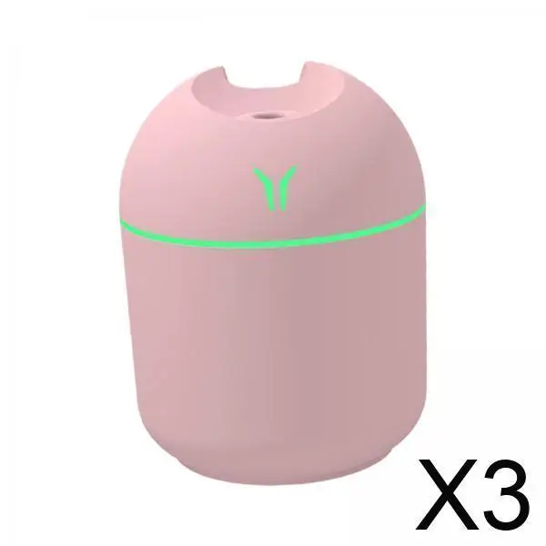 

Мини-увлажнитель воздуха с питанием от USB, 250 мл, настольный диффузор тумана с красочным светом для домашнего офиса