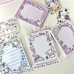 50 Sheets Korean Ins Cute Puppy Memo Pad Scrapbooking Journal Collage DIY Notepads Office Leave Message Notes Kawaii Stationery