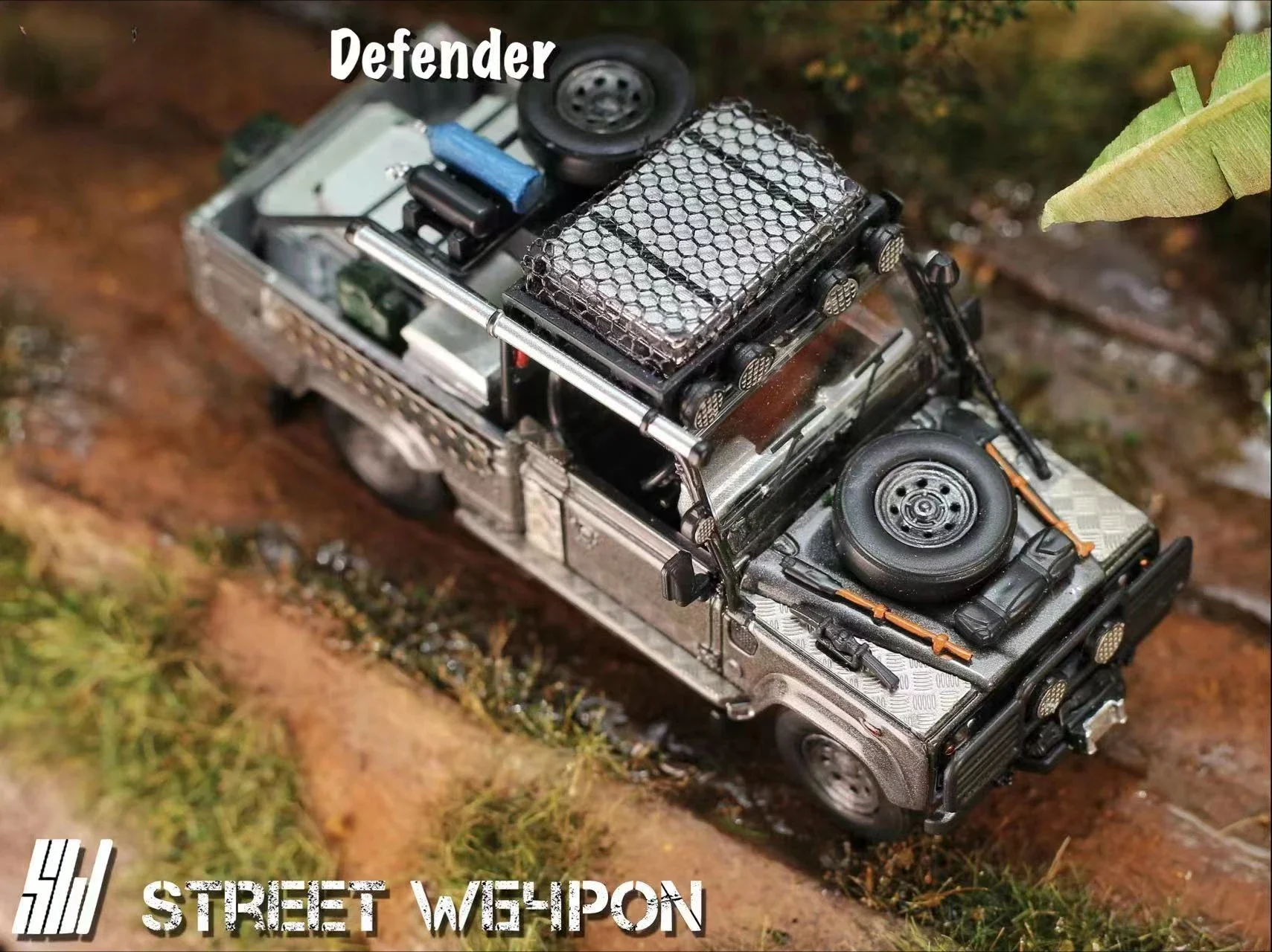 SW 1:64 Defender 110 High Capacity Pick Up  Diecast Model Car