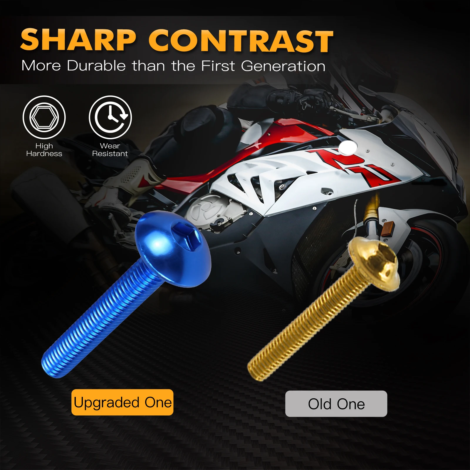 253 Uds Kit de pernos de carenado Clips de sujeción tornillo para Yamaha MT03 MT07 MT09 YZF R1 R3 R6 R7 FZR400 600 750 Suzuki GSXR600 750 1000