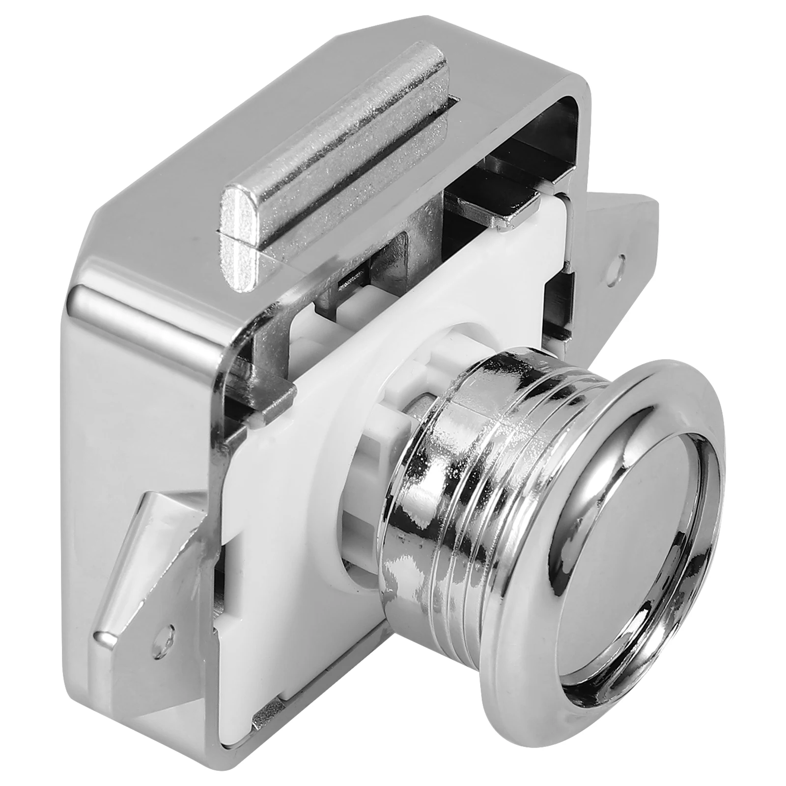 Rv Cabinet Lock Push Button Keyless Door Catch Internal Rv Drawer Latch Zinc Alloy Durable Security Locks Camper Accessories For