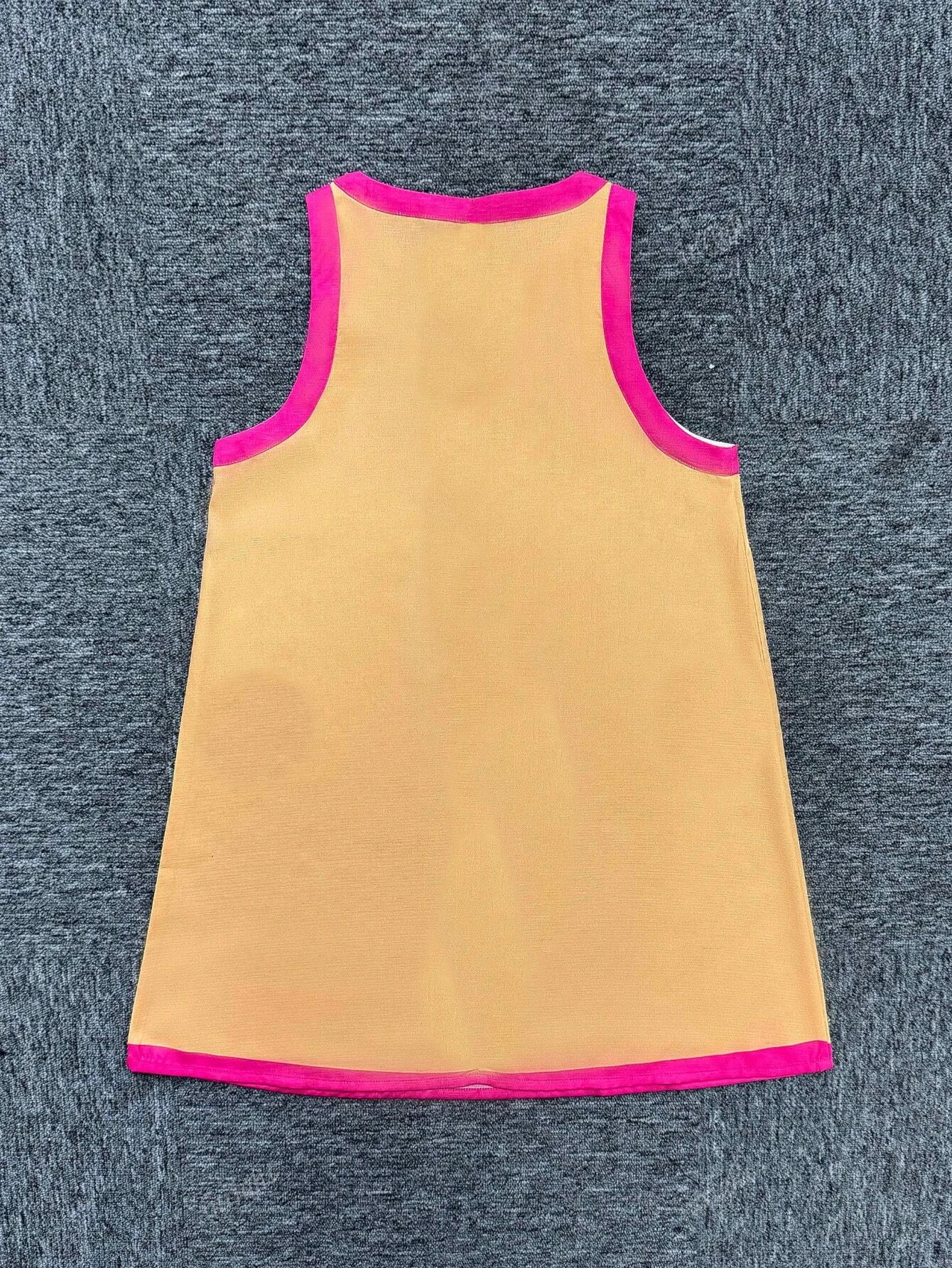 Seaside Vacation Sardine Tropical Fish Clashing Sleeveless Mini Dresses Oversized Y2k Ladies Clothes Hawaii Vacation Dresses Tee