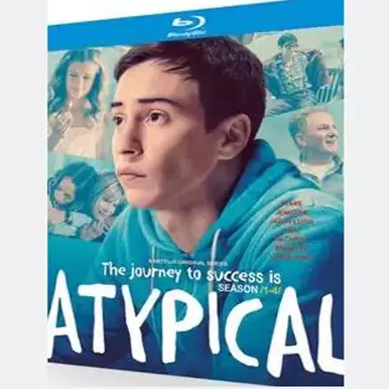 

BD Blu-ray Ultra HD American Drama Atypical Youth Seasons 1–4 4 Discs CD Box Chinese and English Traditional Characters