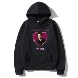 I Love Boys Who Sparkle Hoodie Movie Series Twilight Edward Cullen Sweatshirt Robert Pattinson Hoodies Men Women Funny Tracksuit