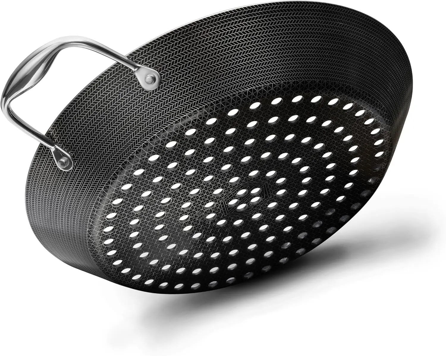 HexClad Hybrid Nonstick BBQ Grill Pan, Dishwasher-Friendly, BBQ and Oven-Safe Up to 900°F