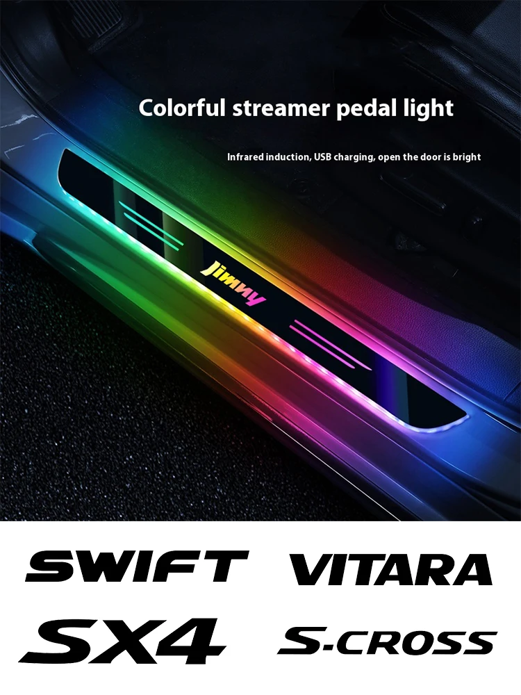 

Car LED Wireless Threshold Light For Suzuki Samurai Grand-Vitara Equator Ertiga Alto Baslene Ignis Jimny SX4 Swift S-Cross