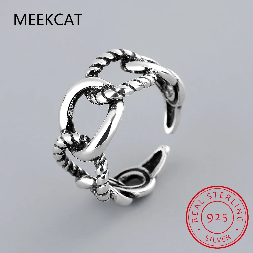 925 Sterling Silver Vintage Small Ring Knuckle Opening Tail Foot Toe Ring For Women Wedding Jewelry Anillos De Prata DA1017 view 6