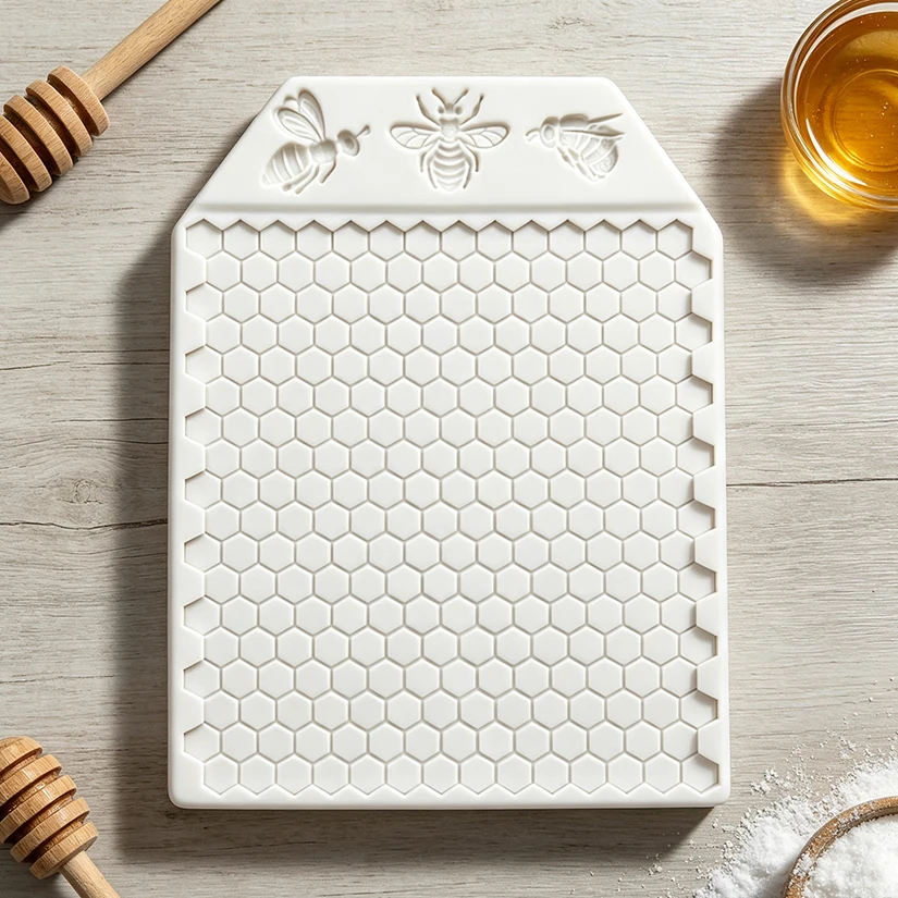 Waben biene Silikon form Sugar craft Schokolade Cupcake Fondant Kuchen Dekorations werkzeuge – Detail 4