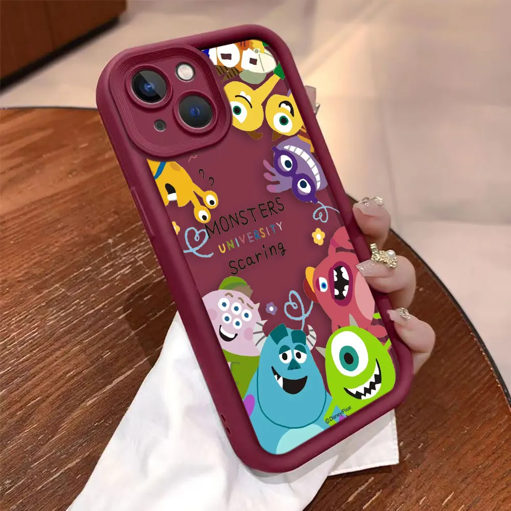 Disney Monsters inc-Samsung Galaxy用の電話ケース,シリコンケース,s24,s23,s22,s21,s20,5g,注20