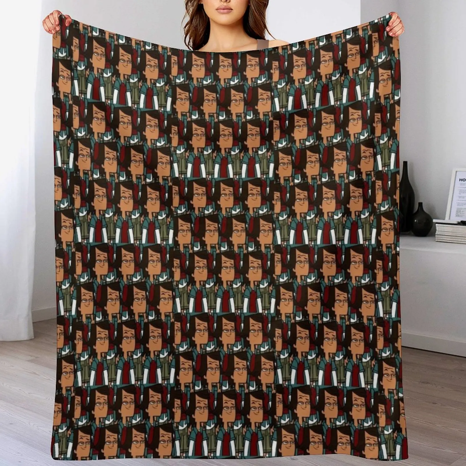 

Total Drama Noah Graphic Throw Blanket Breathable Lightweight Blanket for Adults Kids
