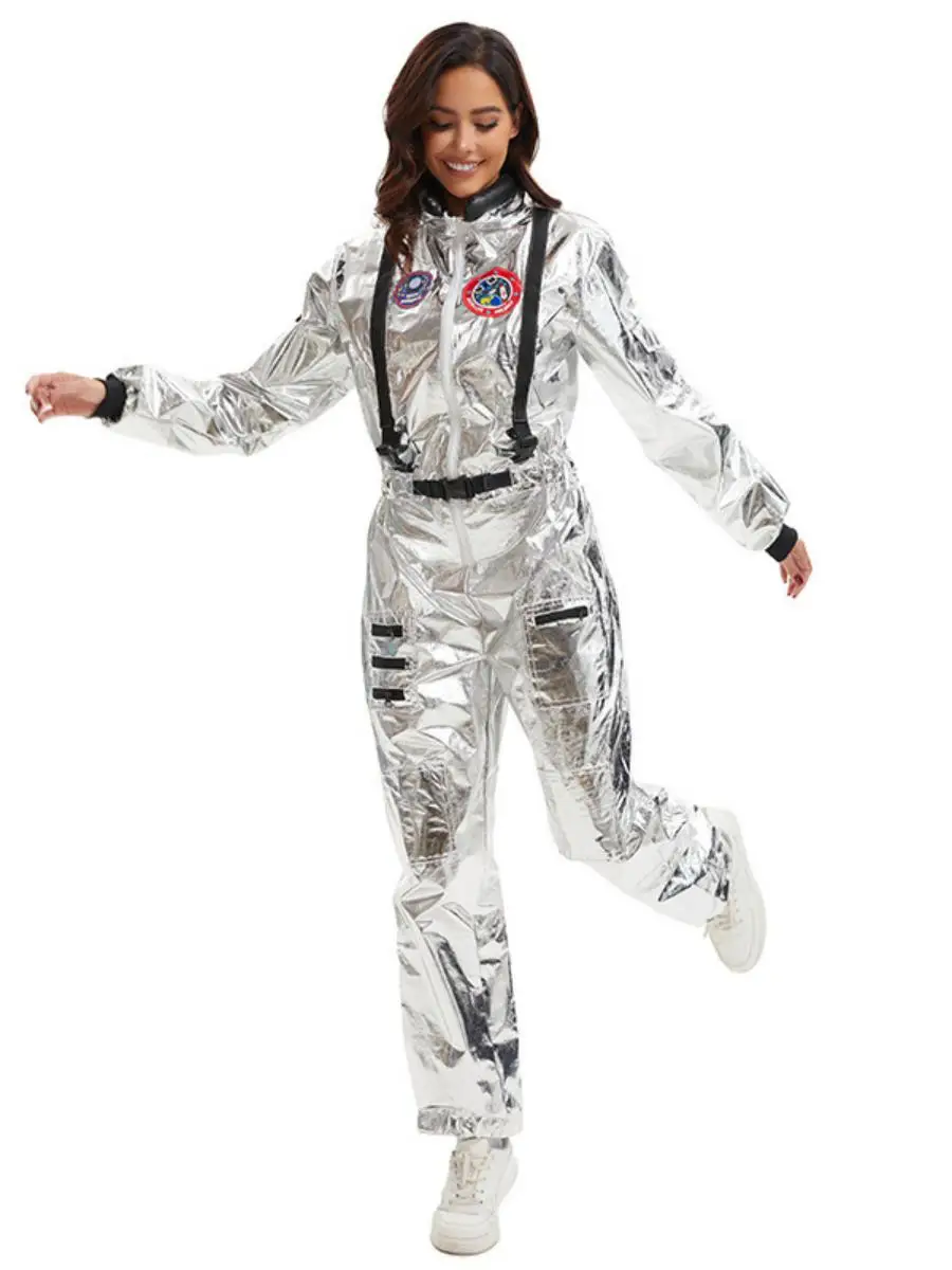 Loween-traje de astronauta para Cosplay, traje espacial de una pieza, ropa Par Role-Plang, Material de poliéster, celebración del Festival