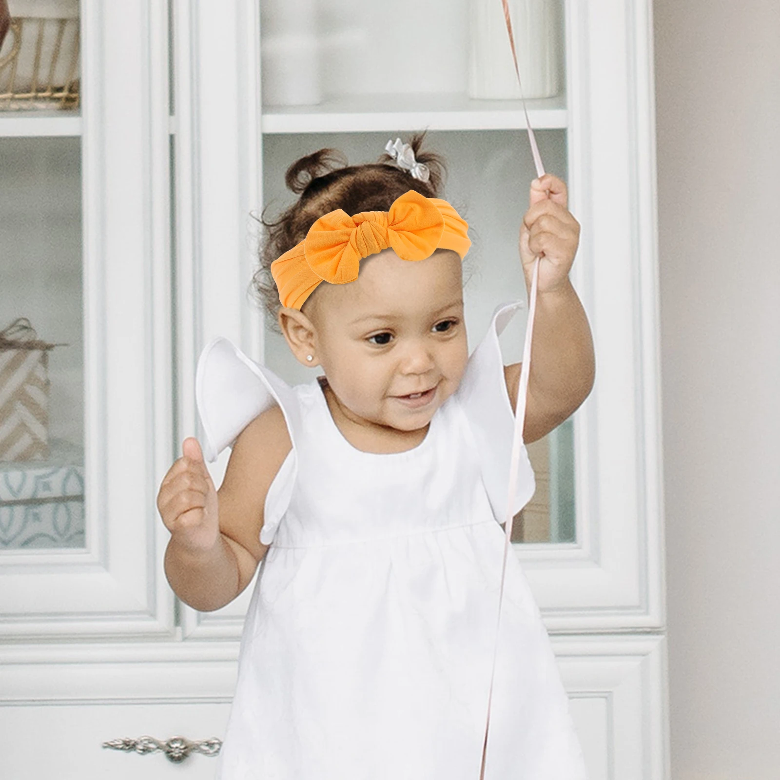 

6pcs Toddler Headb Girl Headb s Headb s Elastic Hair Ties Toddler Girl Bows Nylon Newborn Infant Accessories