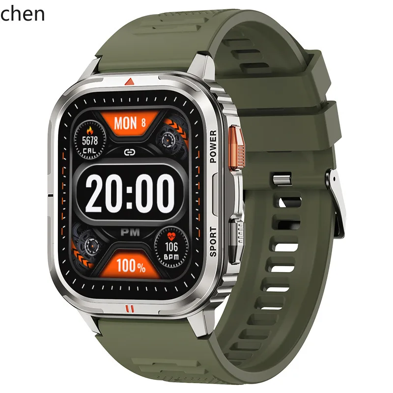 Zml smart watch heart rate blood oxygen health monitoring sports bluetooth call watch