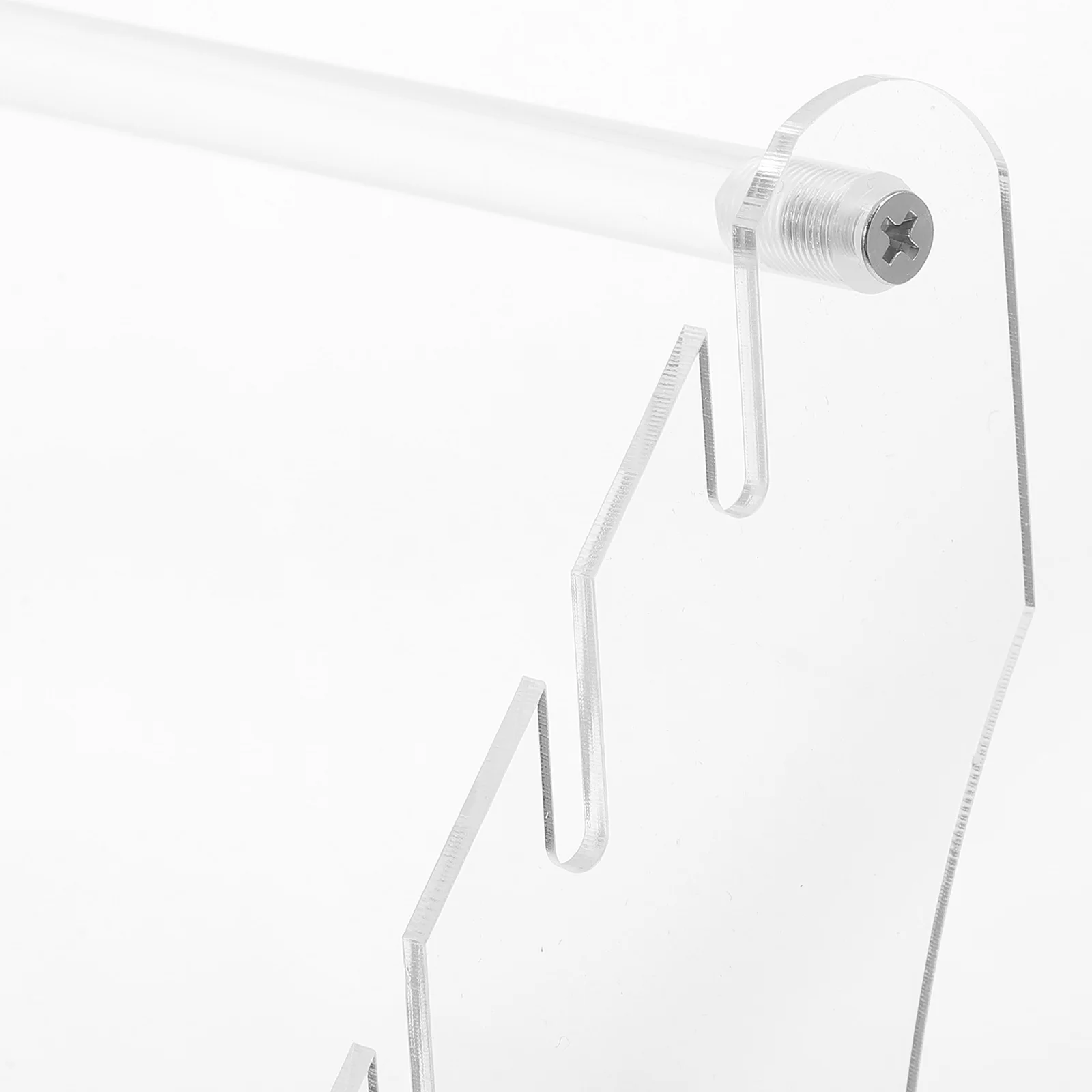 

Sturdy Acrylic Display Countertop Storage Rack Clear Organizer For Kitchen Tools Desktop Cutter Holder Stand Household