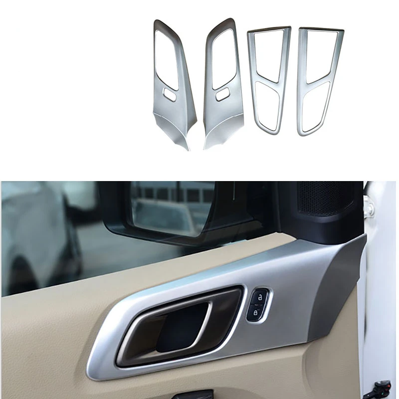 

Fit for Ford Ranger Everest Endeavor 2015 2016 2017 2018 2019 4 pieces Interior Door Handle Bowl Frame Decorator Cover