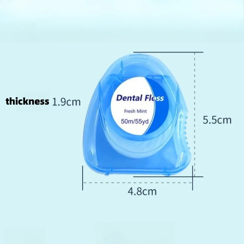 50Pcs Dental Floss Mint Ultraclean High Quality Plaque Control Gentle On Gums Long Lasting Strength Perfect For Tight Areas