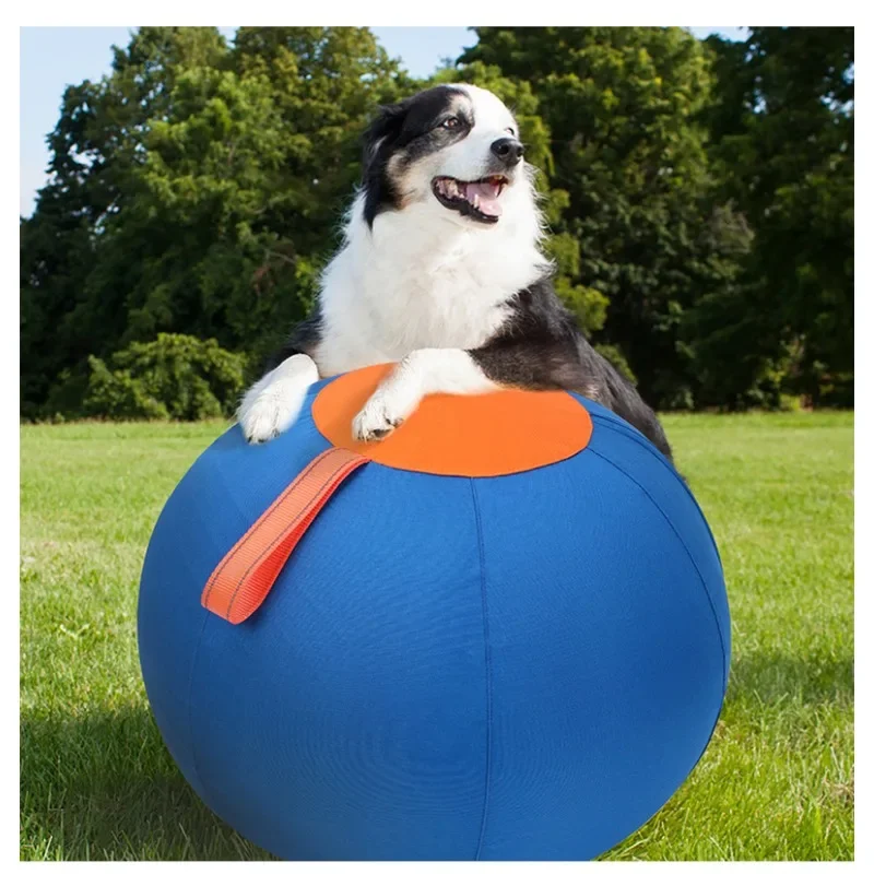 Dog toy inflatable big ball golden retriever bite-resistant ball teeth grinding stuffy ball funny pet training