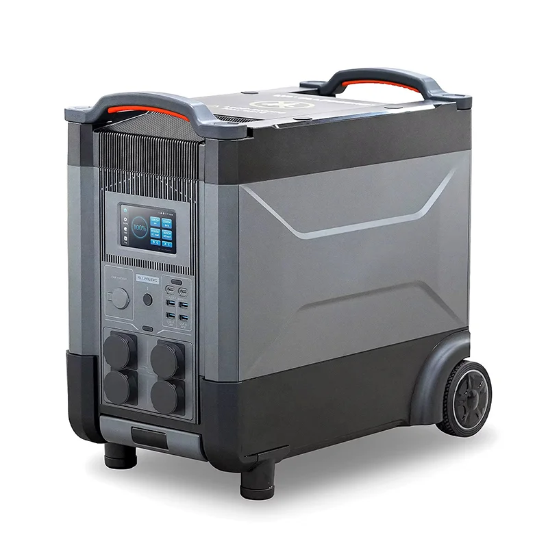 3456Wh LiFePO4 Portable Power Station 4000W Solar Generator with UPS MPPT Home Backup Battery for Camping RV Emergency Power