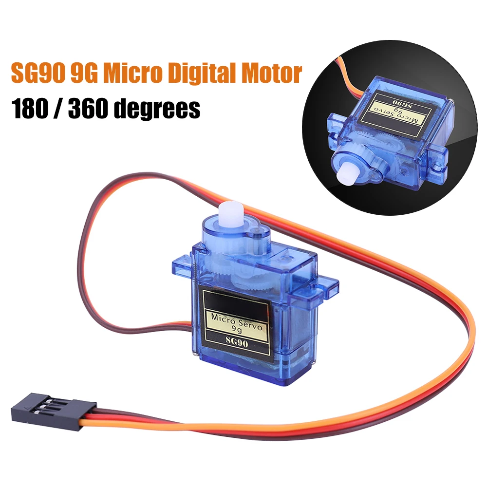 

SG90 9G Servo 450 Модель вертолета с фиксированным крылом QC Стандартный серводвигатель управления 180/360 градусов для самолета Вертолет