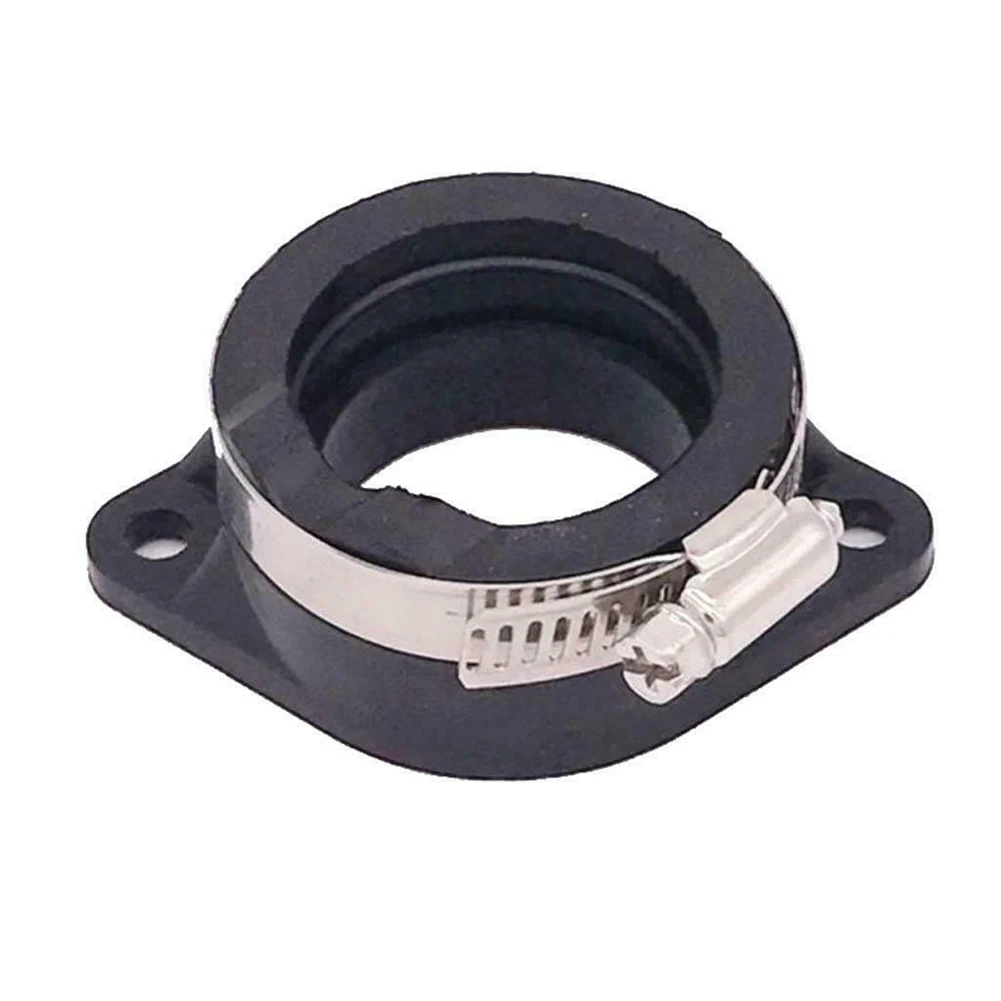 1PCS Adapter Carburetor Intake Manifold For Suzuki GN250 Black Flange Motorcycle Carburetor Intake Manifold Replacement