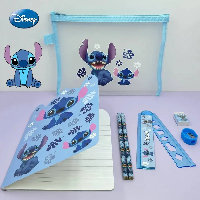 

Kawaii Disney Stitch File Карманная линейка для карандашей Точилка для карандашей Многофункциональные офисные детские обучающие инструменты для студентов Школьные принадлежности