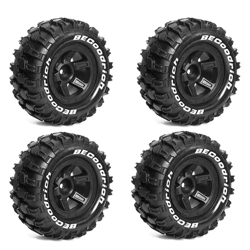 

A63T-1Set/4Pcs RC Car Upgrade Tire Kit For MJX 10208 RC Car Upgrade Parts