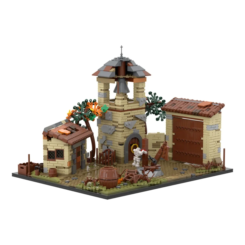 MOC-Ensemble de décennie s de Construction de Village, Modèle d'Architecture de Jeu avec Collection de Scène Intérieure, Jouet en Briques pour Adultes et Enfants, Cadeau, 956 Pièces