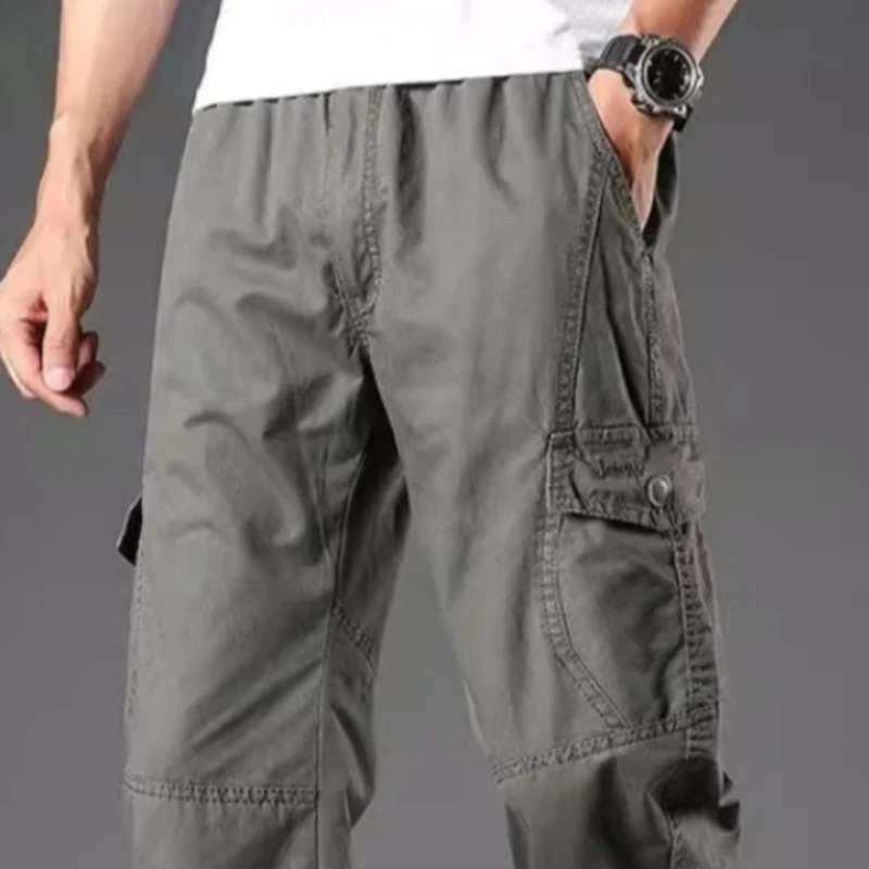 

Мужские тактические брюки-карго из хлопка для работы, весенне-осенние рабочие комбинезоны, длинные брюки для активного отдыха, камуфляжные походные брюки