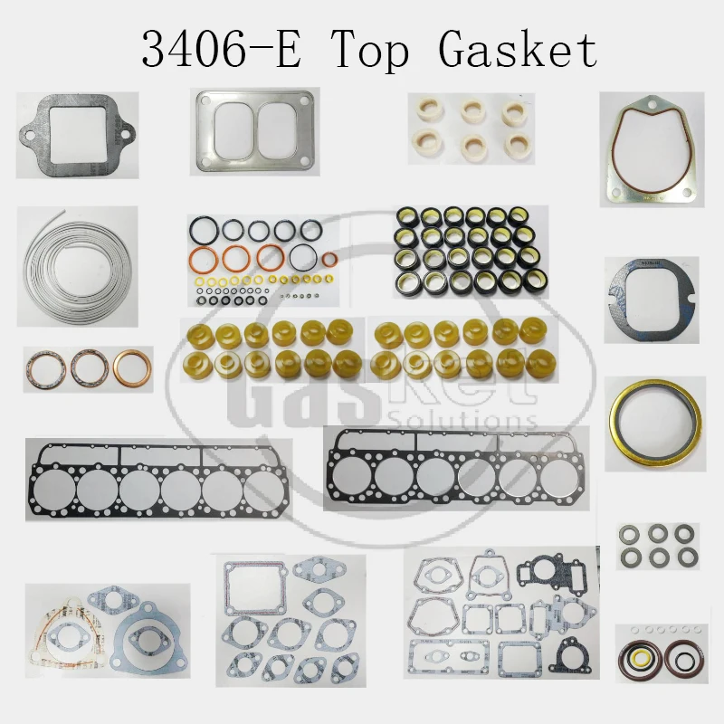 

C2.2 C2.6 C4.4 C6.4 320B 320C 3024C 3024D 3412 3406 C/E Full Gasket Overhaul Kit For Caterpillar Engine Top Lower gasket Set