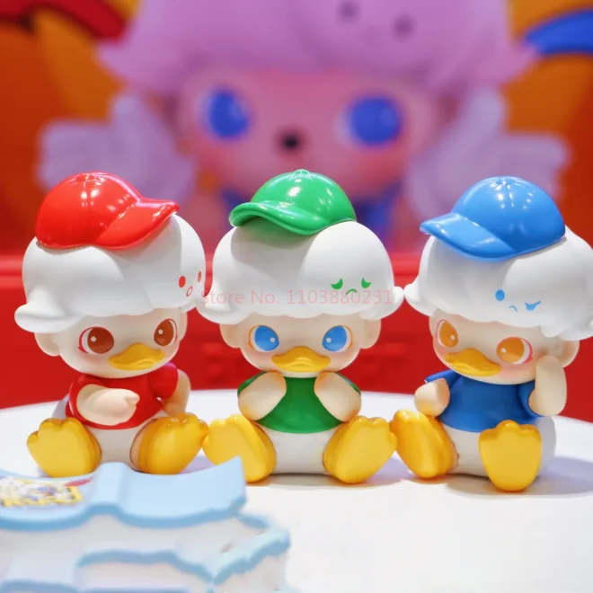 Nouveau véritable Dimoo pop mart pvc pendentif boîte aveugle figurine Kawaii poupée sac décoratif marée jouer jouet enfant fille cadeau ornement