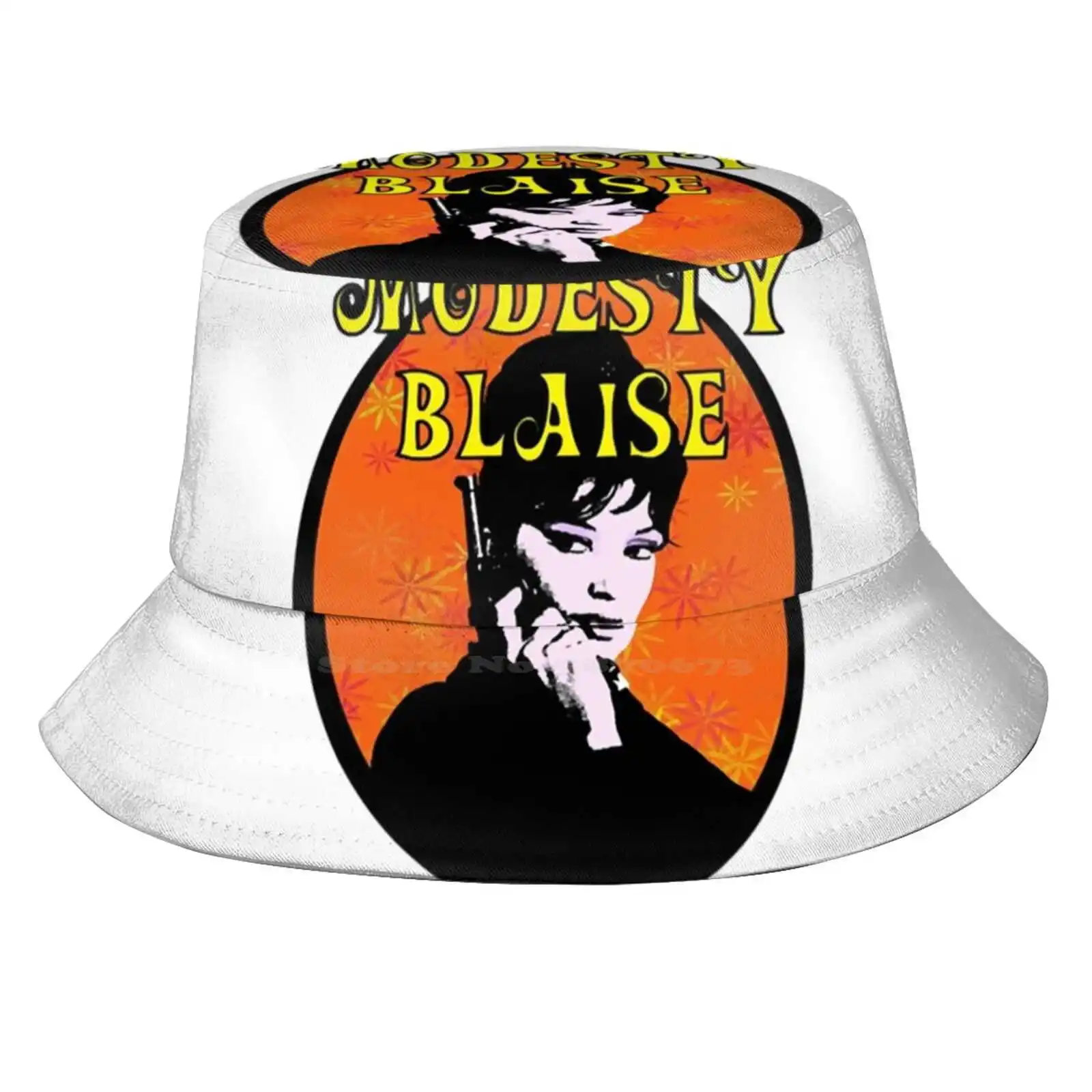 Modesty Blaise Sun Cap Fisherman Hat Bucket Hats 1960S Camp Comics Films Modesty Retro Spies