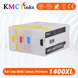KMCYinks 4 Color Refill Ink Cartridge PGI-1400 XL Printer For Canon Maxify MB2040 MB2140 MB2340 MB2740 With Auto Reset Chip