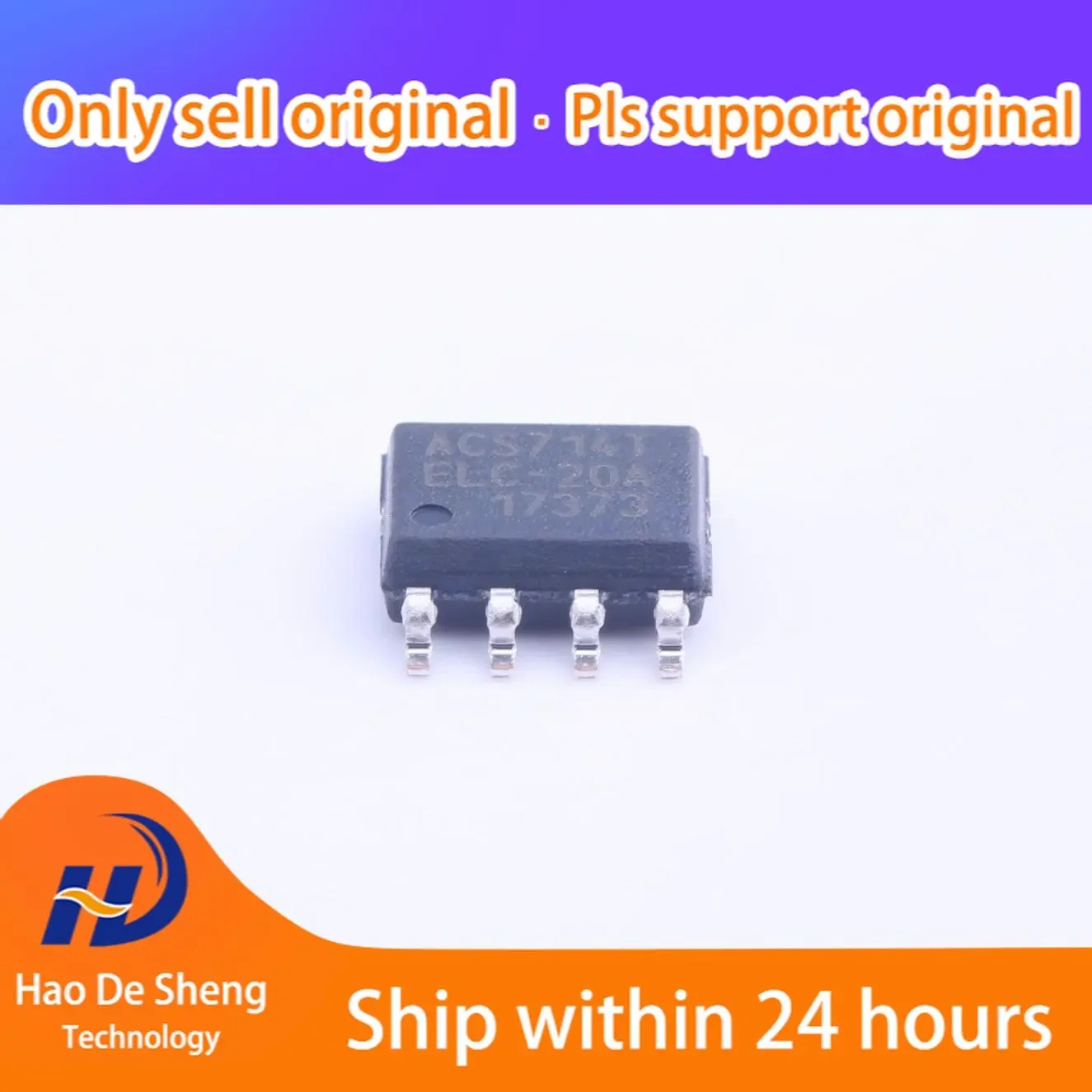 

10PCS/LOT ACS714ELCTR-20A-T SOP8 ACS714TELC-20A New Original In Stock