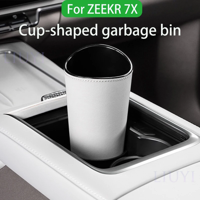 

For ZEEKR 001/7X/007 Car Trash Can Folding Water Cup Storage Bucket Car Door Umbrella Storage Bucket Car Interior Accessories