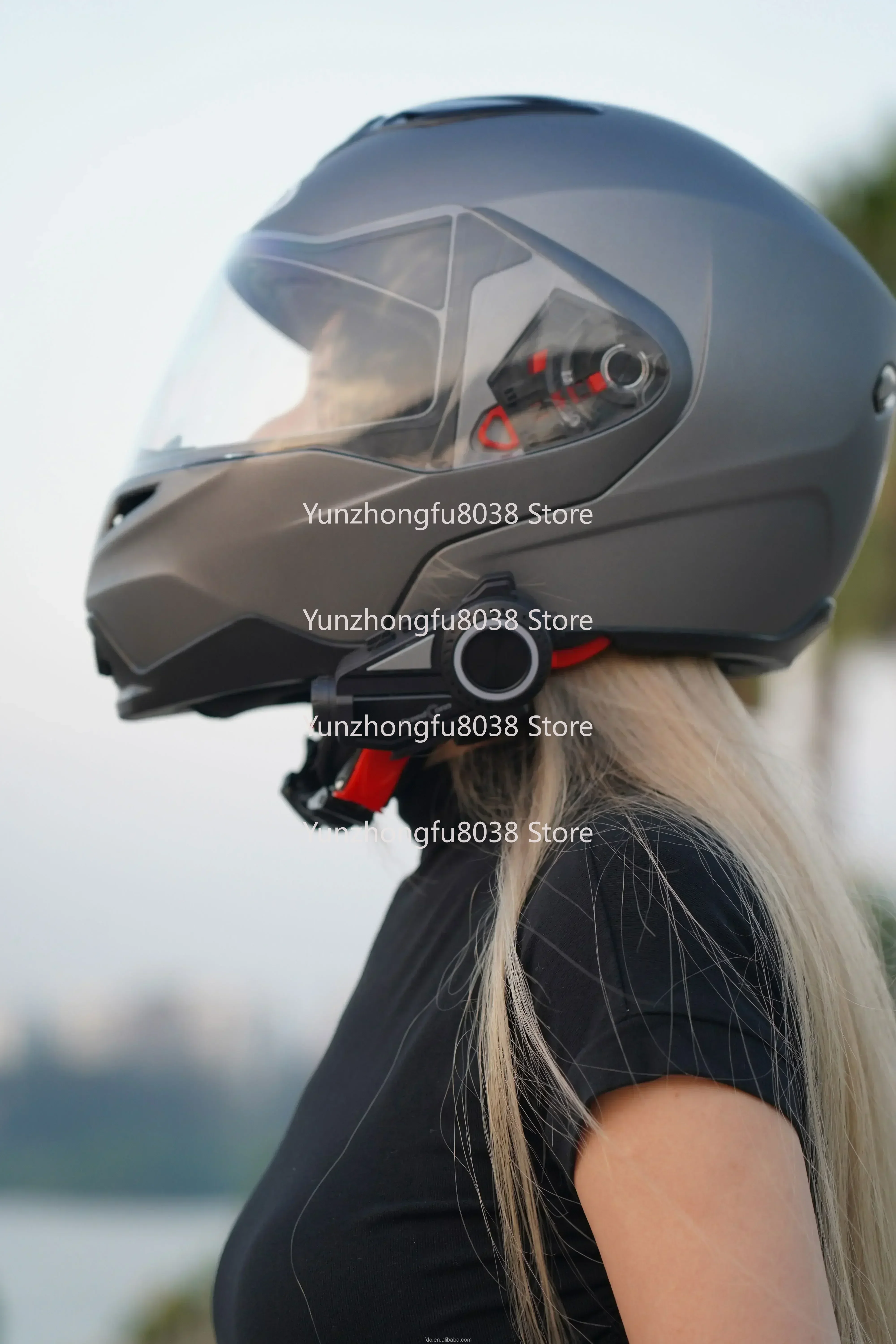 

R3 Group Communication Motorcycle Noise Cancelling helmet Bluetooth headset Intercom Headset